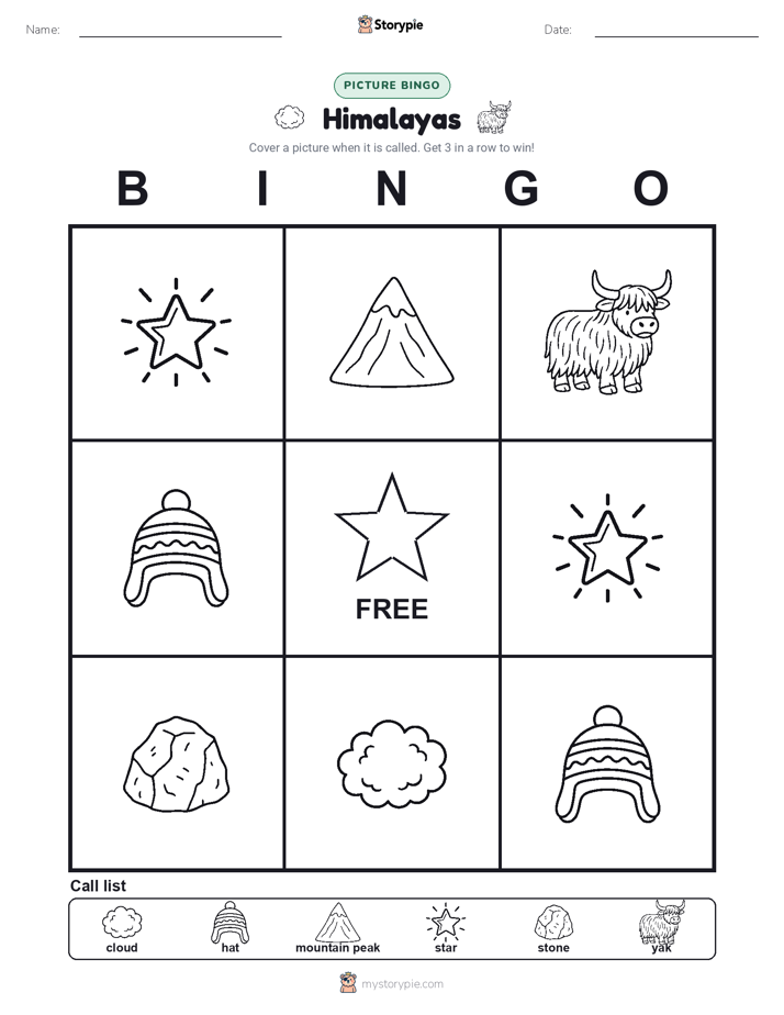 Picture Bingo