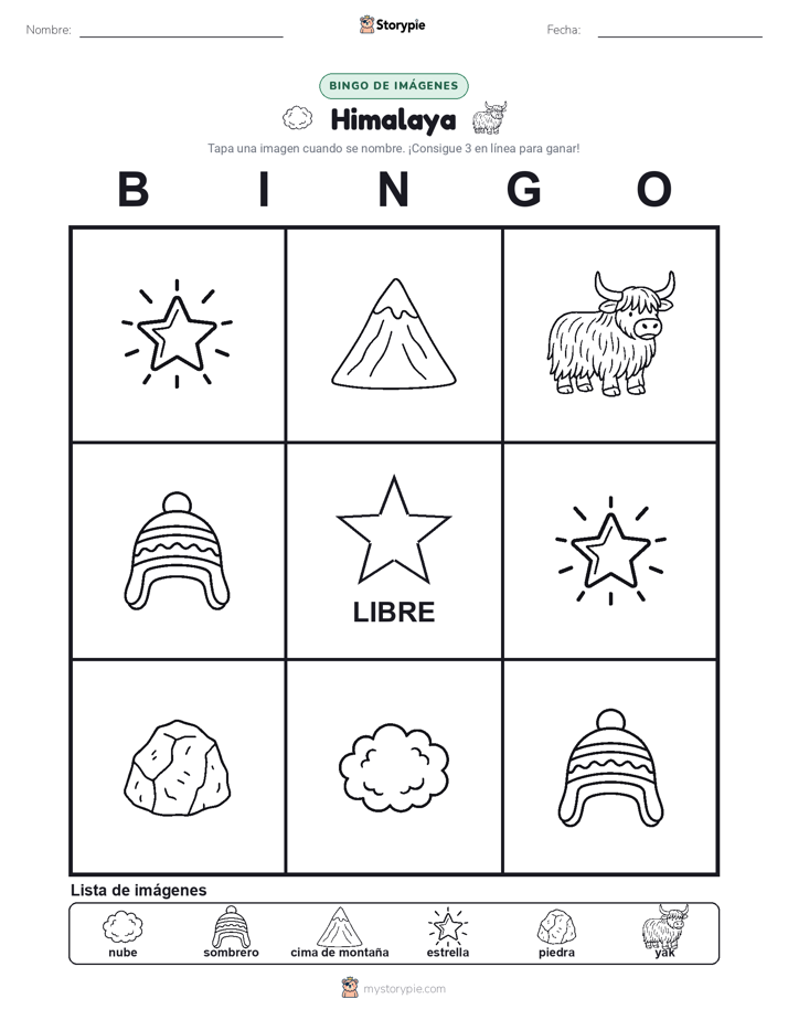 Bingo de Imágenes