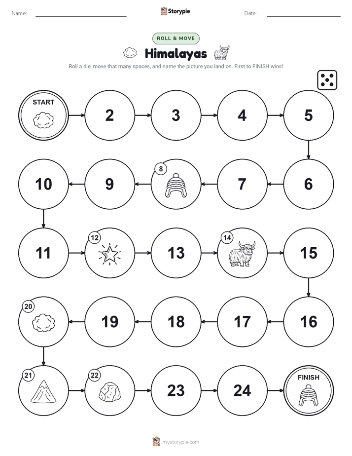 Roll & Move Game