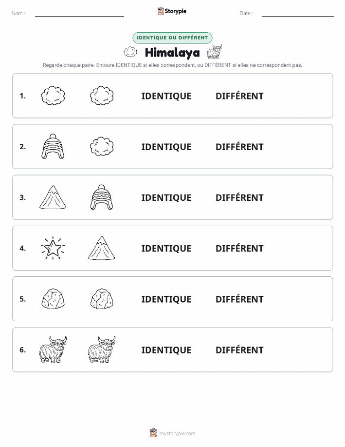 Identique ou Différent