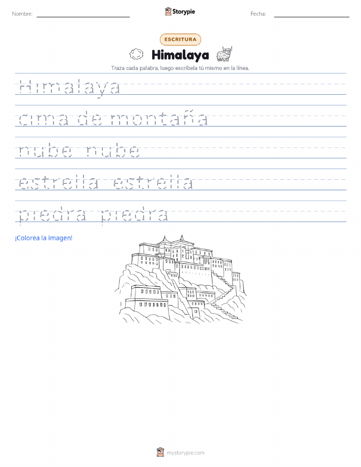 Práctica de Escritura