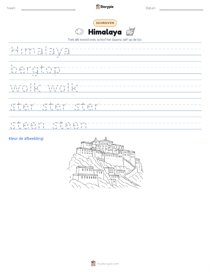 Schrijf Oefening