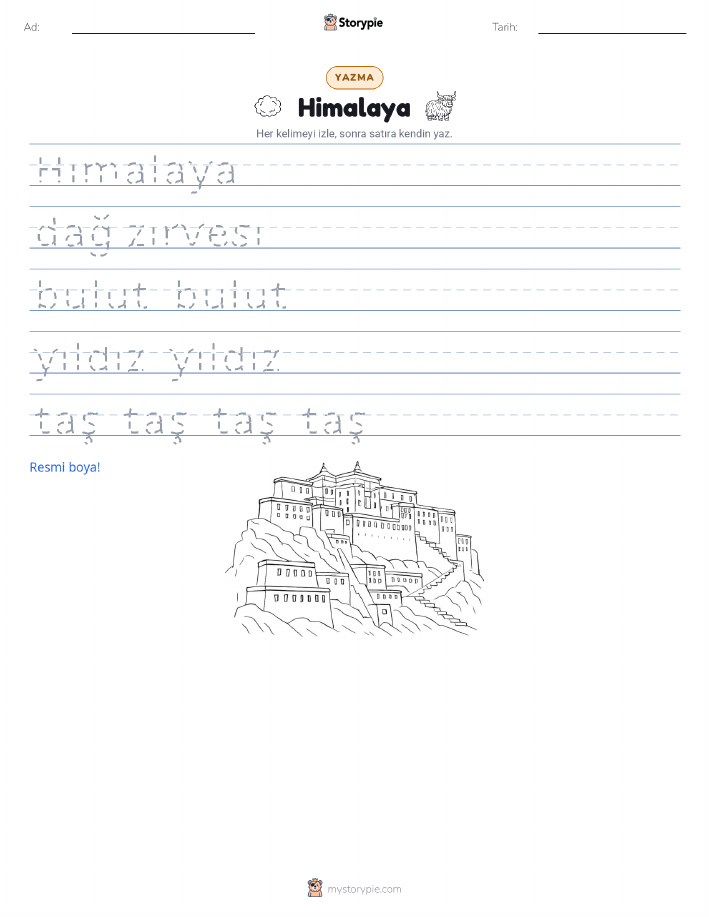 Yazma Pratiği