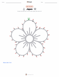 Japan printable worksheet preview