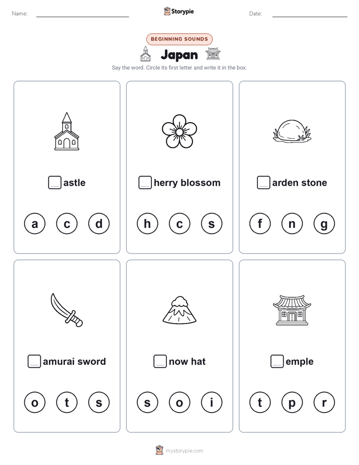 Beginning Sounds