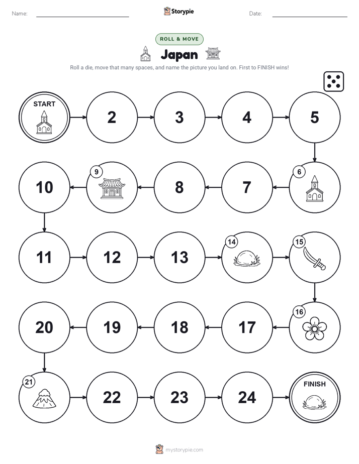 Roll & Move Game