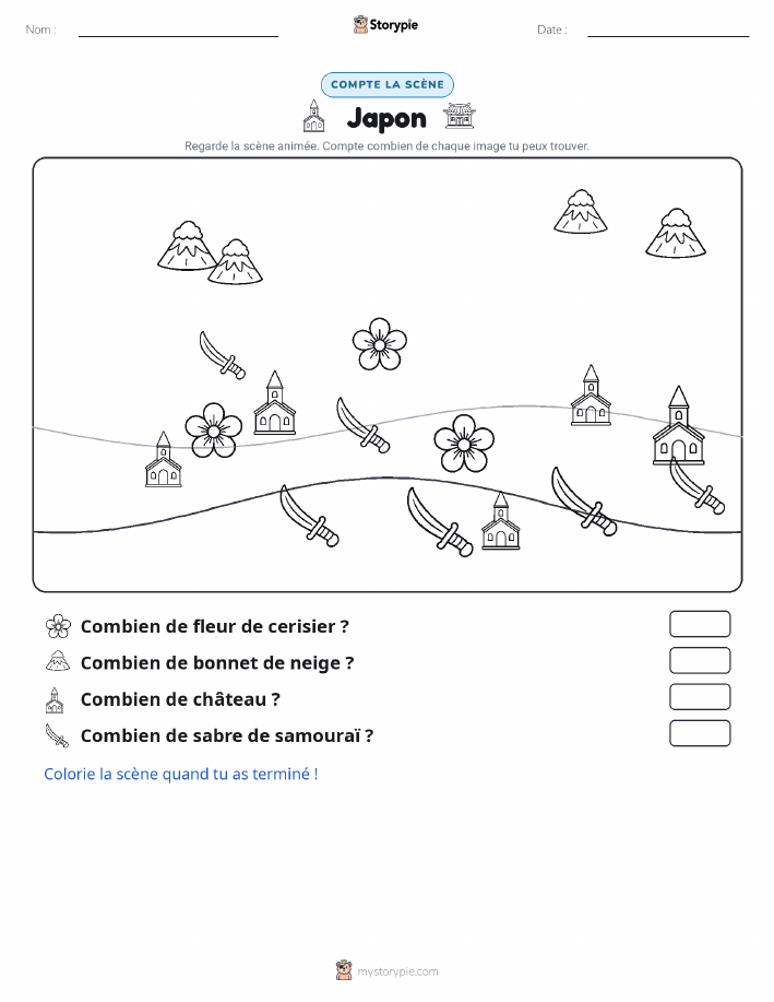 Scène de Comptage