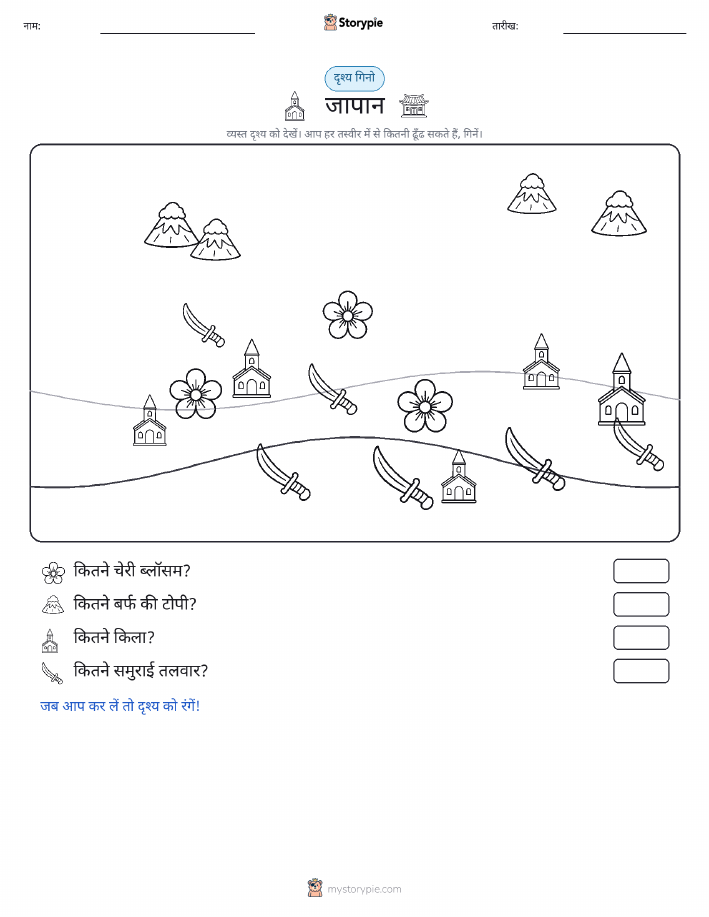 गिनती दृश्य