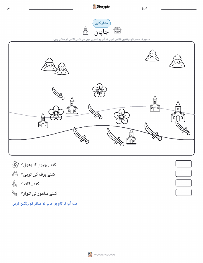 گنتی کا منظر