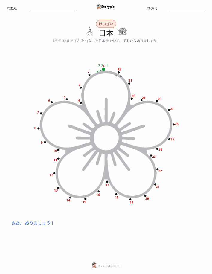 点つなぎ