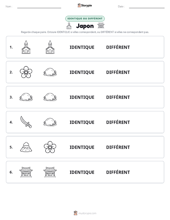 Identique ou Différent