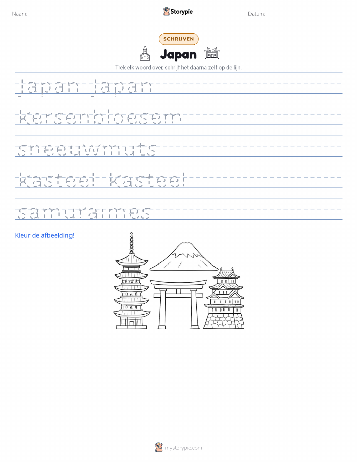 Schrijf Oefening