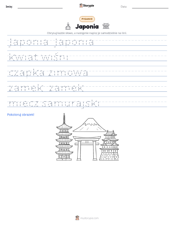 Ćwiczenie Pisania
