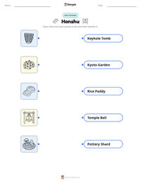 Honshu printable worksheet preview
