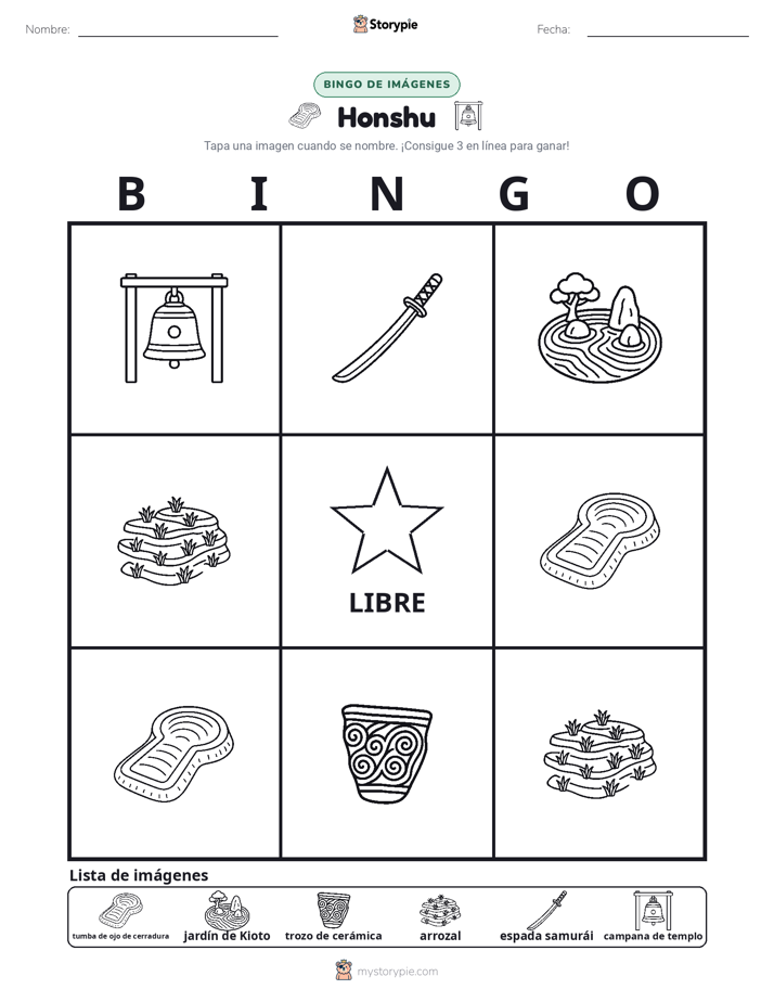 Bingo de Imágenes