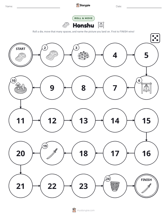 Roll & Move Game