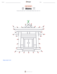 Shinto printable worksheet preview