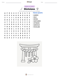 Anteprima della scheda stampabile di Shintoismo