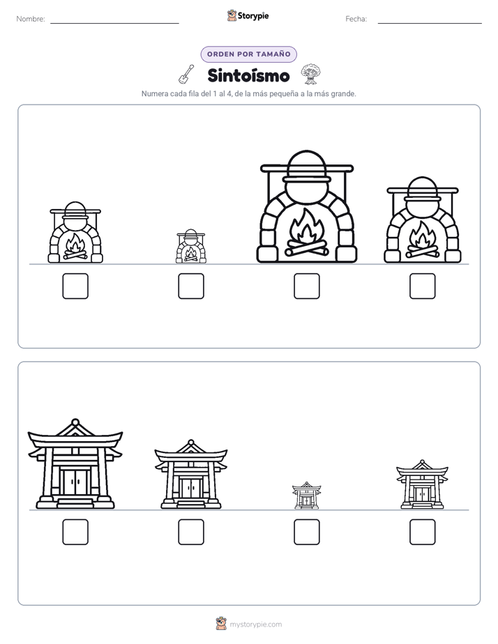 Orden de Tamaños
