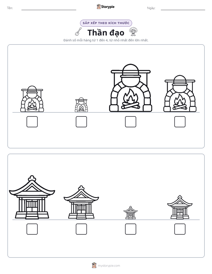 Thứ Tự Kích Thước