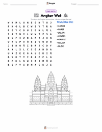 Prabaca lembar kerja cetak Angkor Wat