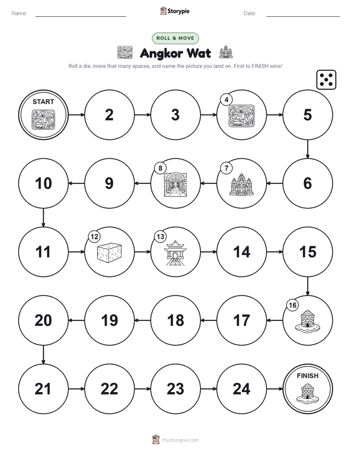 Roll & Move Game