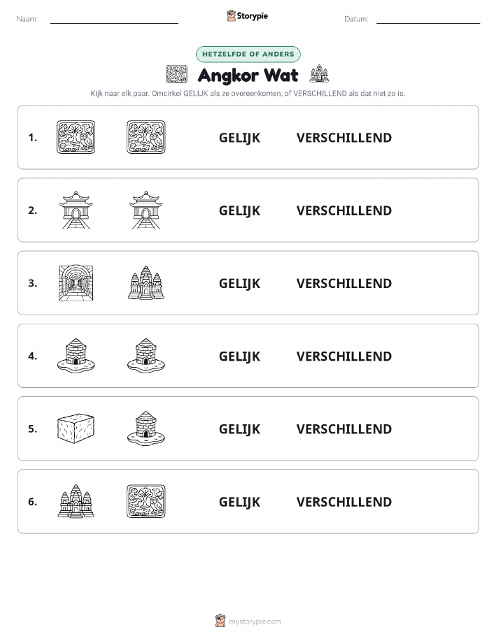Zelfde of Verschillend