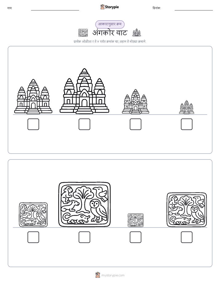 आकार क्रम