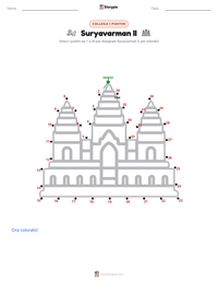 Anteprima della scheda stampabile di Suryavarman II