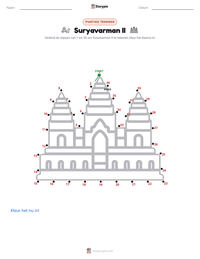 Suryavarman II afdrukbare werkblad voorbeeld