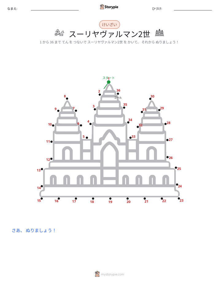点つなぎ