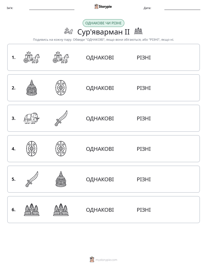 Однакові чи різні