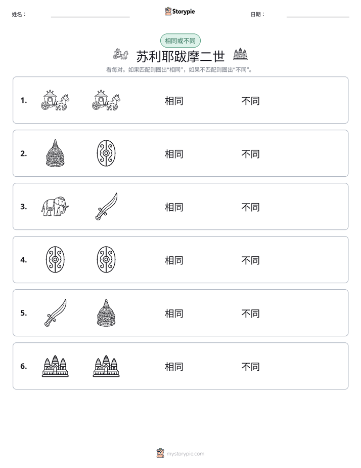 相同或不同