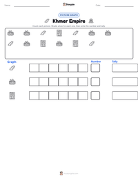 Khmer Empire printable worksheet preview