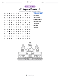 Anteprima della scheda stampabile di Impero Khmer