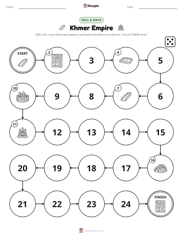 Roll & Move Game