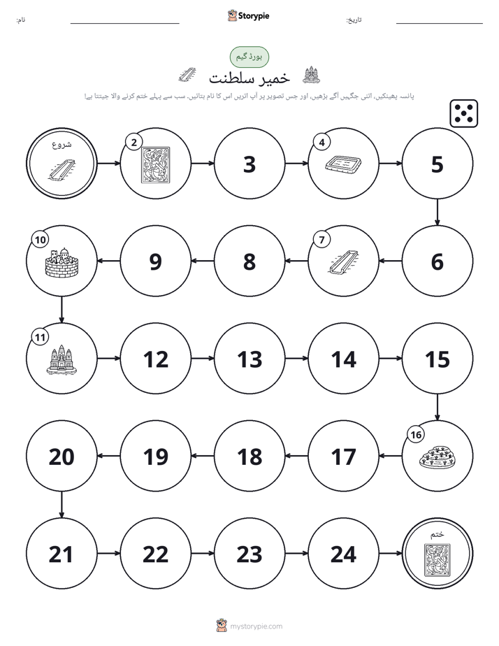 رول اور منتقل کریں کھیل