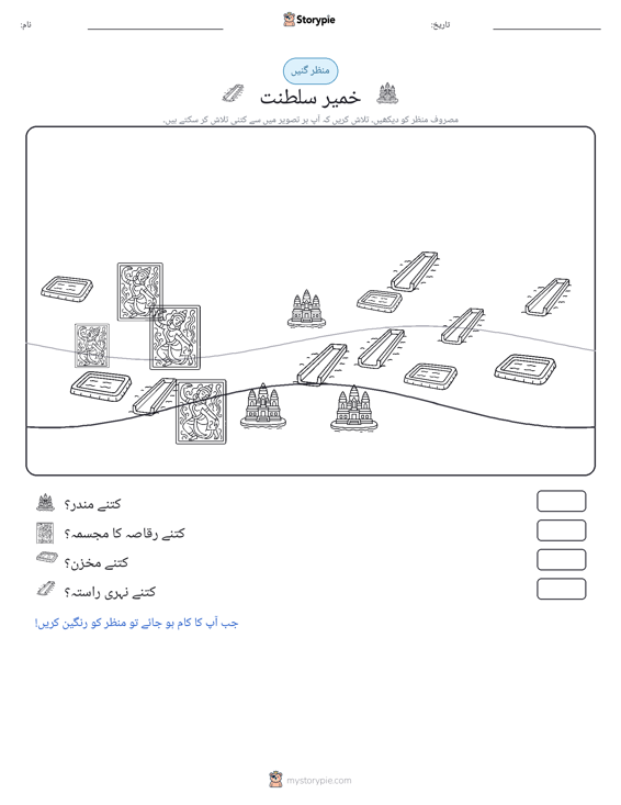 گنتی کا منظر