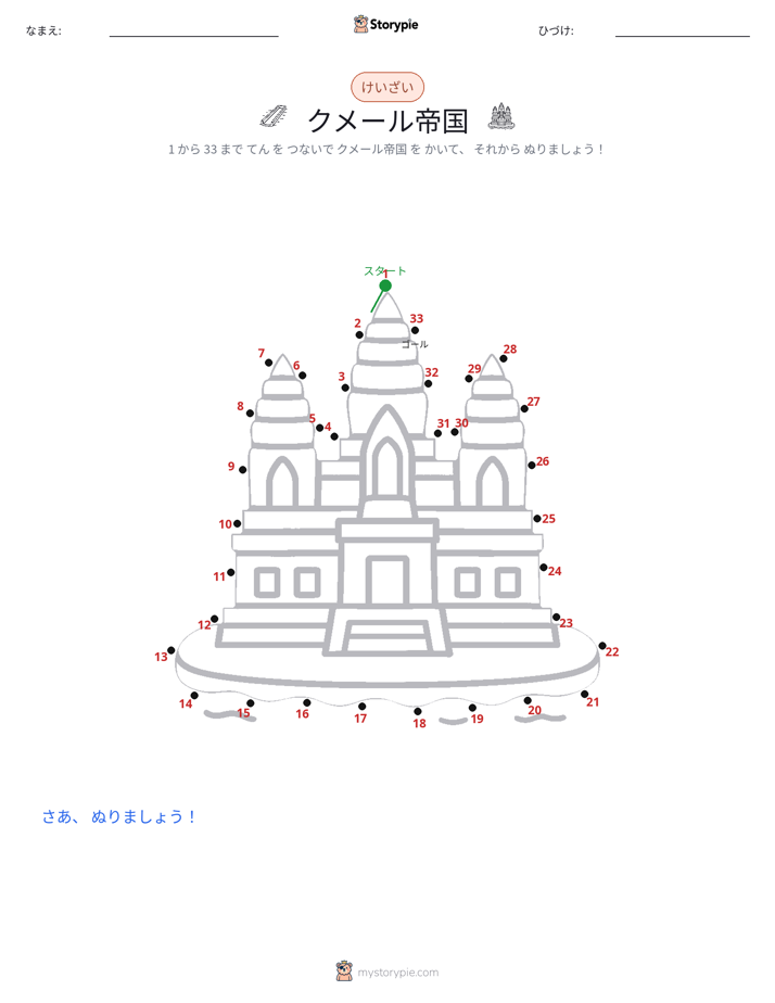 点つなぎ