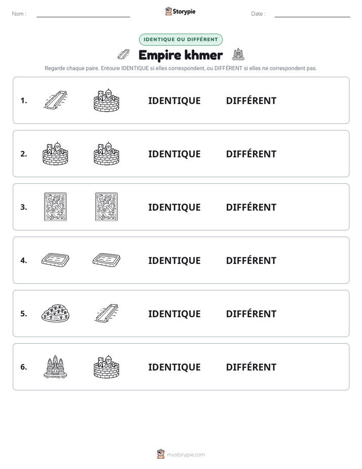 Identique ou Différent