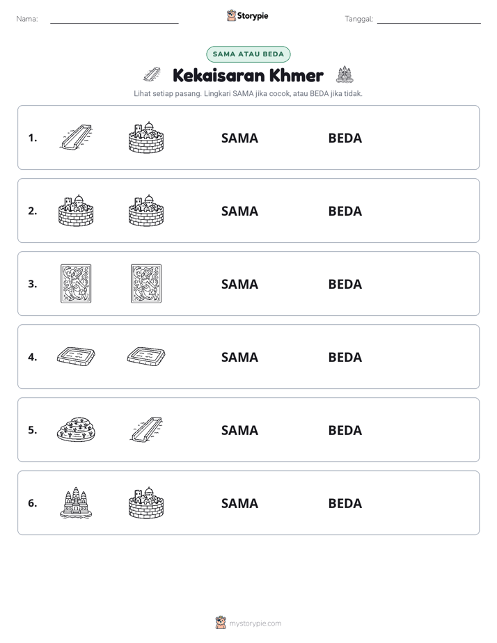 Sama atau Berbeda