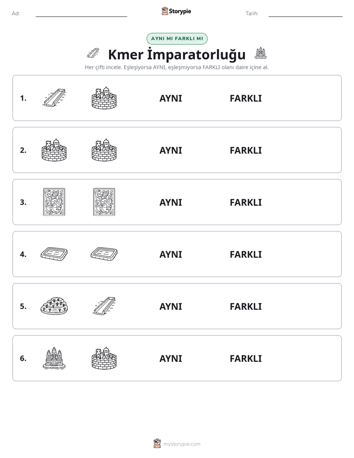 Aynı mı Farklı mı