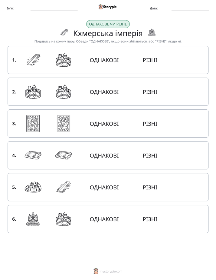 Однакові чи різні