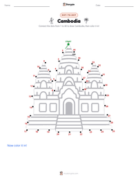 Cambodia printable worksheet preview