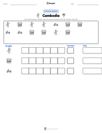 Cambodia printable worksheet preview