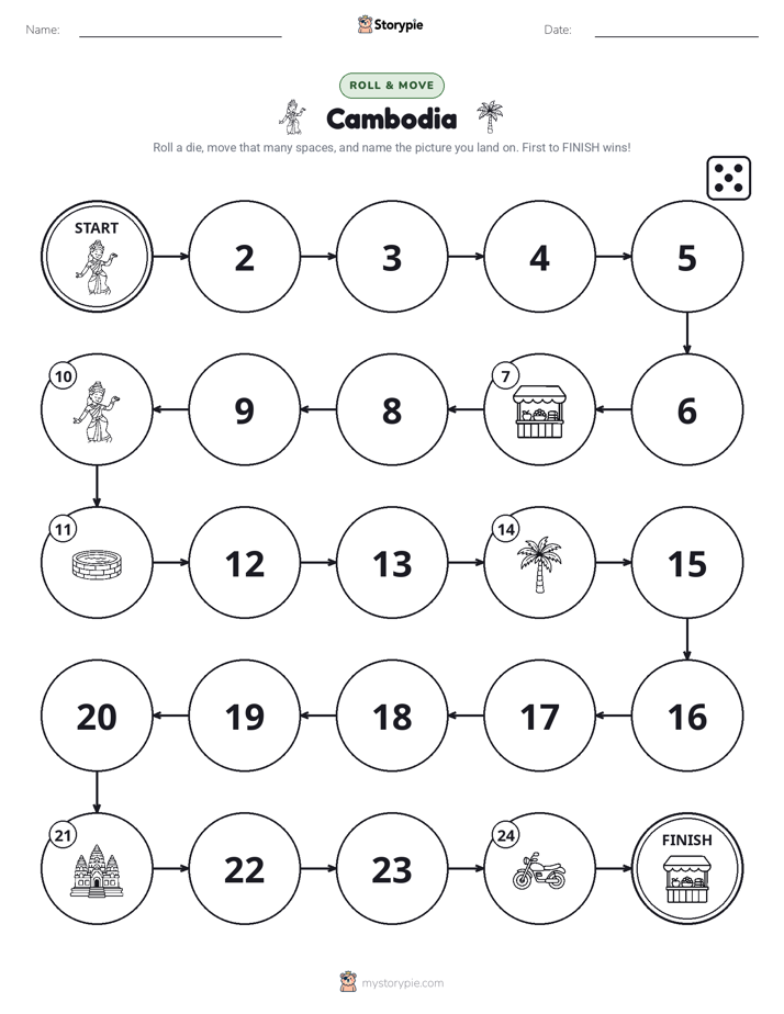 Roll & Move Game