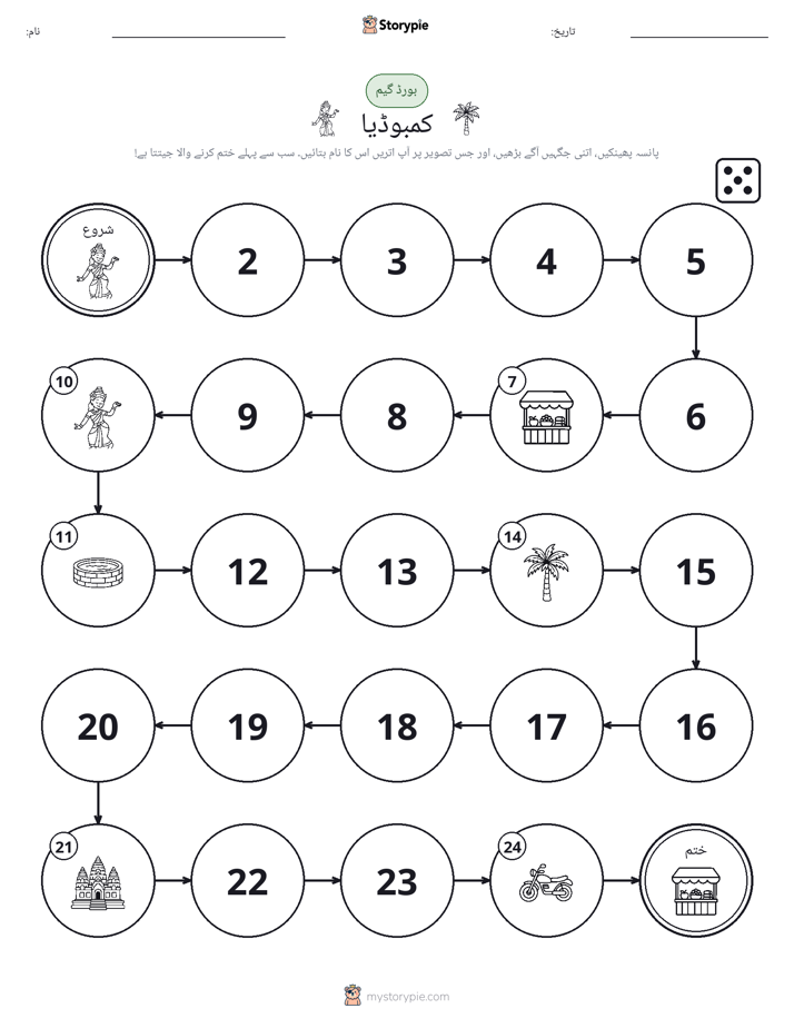 رول اور منتقل کریں کھیل