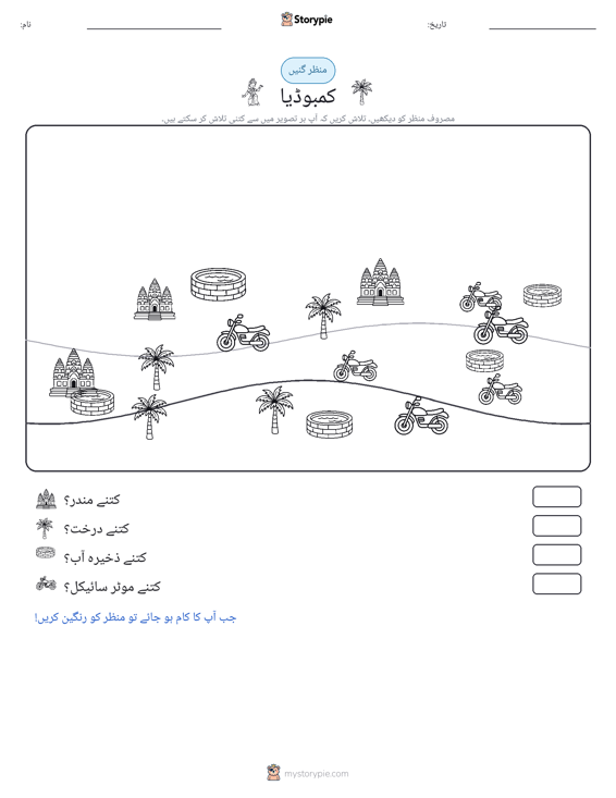 گنتی کا منظر