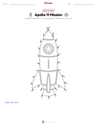 Apollo 11 Mission printable worksheet preview