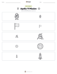 Apollo 11 Mission printable worksheet preview